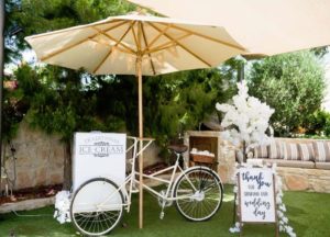 ice cream cart liopetro wedding venue