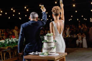 naked cake 2 - rustic wedding